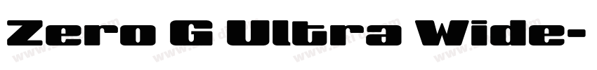 Zero G Ultra Wide字体转换